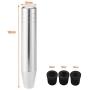 Lunsom Aluminum Alloy Shifter Knob Long Weighted Gear Stick Lever Shift Head Car Metal Shifting Handle with Adapters Fit Most Automatic Manual Transmission Vehicle (Silver)