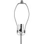 Canomo Silver Finish Make-A-Lamp Kit 3-Way with 8 Inch Harp, 2 Pieces 12'' Lamp Pipe, and All Parts Needed and Instructions for DIY Lamp Design or Repair Canomo Silver Finish Make-A-Lamp Kit 3-Way with 8 Inch Harp, 2 Pieces 12'' Lamp Pipe, and All Parts Needed and Instructions for DIY Lamp Design or Repair