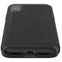 Speck Products Presidio Folio iPhone Xs/iPhone X Case, Heathered Black/Black/Slate Grey
