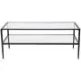 Flash Furniture Newport Collection Glass Coffee Table with Black Metal Frame Flash Furniture Newport Collection Glass Coffee Table with Black Metal Frame
