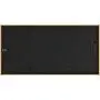 7x14 Metal Frame for Three 4x6 Picture - Gold Aluminum, with 3-Opening Ivory Mat Color - Portrait or Landscape Wall Mounting - Sturdy and Easy to Install - Real Glass Front (Gold, Aluminum)