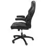 OFM ESS Collection Racing Style Bonded Leather Gaming Chair, in Gray (ESS-3085-GRY)