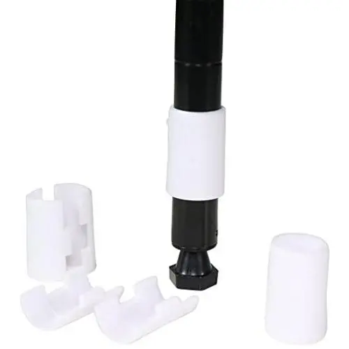 Apollo Hardware 1 Inch Shelf Clips/Split Sleeves, White, 2 Pack / 8 Pair (1'' & 25.4mm Diameter Post Size) Apollo Hardware 1 Inch Shelf Clips/Split Sleeves, White, 2 Pack / 8 Pair (1'' & 25.4mm Diameter Post Size)
