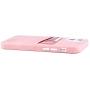Dockem iPhone 12 Mini Wallet Case: Built-in Metal Plate for Magnetic Mounting & 1 Credit Card Holder (5.4'' Exec M2, Smooth Synthetic Leather, Pink)