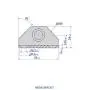 Bansbach Easylift 900BA3 Zinc Plated Steel Angle Bracket with Ball Stud Bansbach Easylift 900BA3 Zinc Plated Steel Angle Bracket with Ball Stud