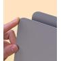 CY craft 4 Pieces Metal Bookends,Non-Skid Heavy Duty Book Ends,Bookends for Shelves,Office Book Holder and Book Stopper for Books/Movies/CDs,Gray,8.1X5.3X3.95 Inch