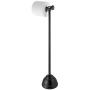 mDesign Decorative Metal Toilet Paper Holder Stand and Dispenser for Bathroom and Powder Room - Holds Mega Rolls - Black
