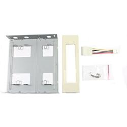 Drive Bay Computer Case 3.5'' to 5.25'' Adapter Mounting Bracket USB Hub/Floppy/Card Reader , Metal Body, Plastic Bezel