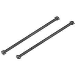 RC Car Drive Shafts, 2 Pcs 101mm Metal Dog Bone Drive Shafts for FS 53633/51805 / 51806 1/10 Scale RC Car Accessory Parts(Black)