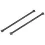 RC Car Drive Shafts, 2 Pcs 101mm Metal Dog Bone Drive Shafts for FS 53633/51805 / 51806 1/10 Scale RC Car Accessory Parts(Black)