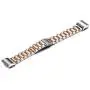 Fitbit Charge 2 Wrist Band,Shangpule Stainless Steel Metal Replacement Smart Watch Band Bracelet with Double Button Folding Clasp for Fitbit Charge 2 (Silver + Rose Gold) Fitbit Charge 2 Wrist Band,Shangpule Stainless Steel Metal Replacement Smart Watch Band Bracelet with Double Button Folding Clasp for Fitbit Charge 2 (Silver + Rose Gold)