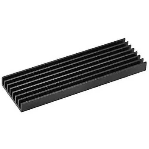 uxcell M.2 Aluminum Heatsink 70x22x6mm E-Shape Black for 2280 SSD uxcell M.2 Aluminum Heatsink 70x22x6mm E-Shape Black for 2280 SSD