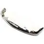 Front Bumper Compatible with 1998-2004 Chevrolet S10 Chrome (S10 LS Appearance Package) with Moulding Holes