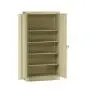 Tennsco 7218 24 Gauge Steel Standard Welded Storage Cabinet, 4 Shelves, 150 lbs Capacity per Shelf, 36'' Width x 72'' Height x 18'' Depth, Putty Tennsco 7218 24 Gauge Steel Standard Welded Storage Cabinet, 4 Shelves, 150 lbs Capacity per Shelf, 36'' Width x 72'' Height x 18'' Depth, Putty