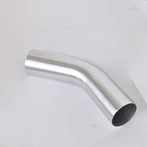 AC PERFORMANCE 25mm(1'') OD, Leg Length 4'' (100mm), 45 Degree Bend Elbow 1 Inch 6061 Aluminum Pipe Tube Intercooler Pipe High Class Brushed Treatment Tight Radius Air Intake Tube