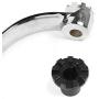 LOYALHEARTDY 9 Teeth Crank Milling Machine Knee Handle Mill Part Swivel Handle for Bridgeport