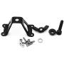 YU-NIYUT Metal Spare Tire Holder Spare Wheel Fixed Support, Remote Control Car Model Toy RC Rock Crawler Parts for Axial SCX10 TRX4 90046 D90 1/10