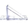 JSP Manufacturing V2-Mini Roof Guard Snow Guard Prevent Sliding Ice Snow Stop Buildup Plastic Multipack-Multicolor (100, Clear)