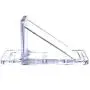 JSP Manufacturing V2-Mini Roof Guard Snow Guard Prevent Sliding Ice Snow Stop Buildup Plastic Multipack-Multicolor (100, Clear)