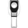 Seat Belt Extender, Metal Eat Belt Extender Suitable for Most Models, with Car Logo Plating Mirror Seat Belt Buckle (Audi)