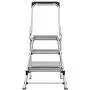 Little Giant Ladders, Safety Step, 3-Step, 3 foot, Step Stool, Aluminum, Type 1A, 300 lbs weight rating, (10310BA) Little Giant Ladders, Safety Step, 3-Step, 3 foot, Step Stool, Aluminum, Type 1A, 300 lbs weight rating, (10310BA)
