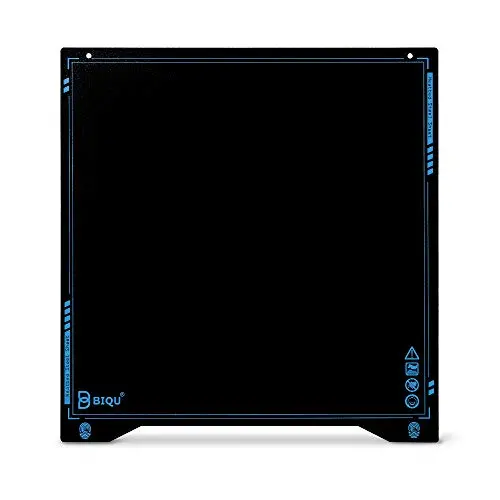 BIQU SSS Ultra-Flexible Removable Spring Steel Sheet Surface Heated Bed Platform 235x235MM 3D Printer Parts Printing Build Plate for Ender 3/Ender3 Pro/BIQU B1