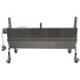 TITAN GREAT OUTDOORS Rotisserie Grill Roaster w/Windscreen Stainless Steel 13W 88LBS Capacity BBQ