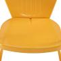 Crosley Furniture CO1001A-TG Griffith Retro Metal Outdoor Chair, Tangerine