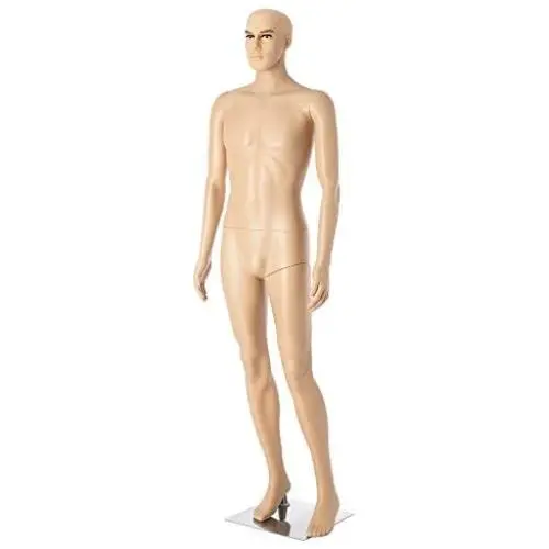 Bonnlo 72inch Male Mannequin Full Body Adjustable Mannequin Torso Dress Form with Metal Base, Detachable Plastic Manikin Body Male, Realistic Display Mannequin Bonnlo 72inch Male Mannequin Full Body Adjustable Mannequin Torso Dress Form with Metal Base, Detachable Plastic Manikin Body Male, Realistic Display Mannequin