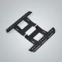 YU-NIYUT 2Pcs Metal Side Pedal Plate for 1/10 RC Crawler Car Axial SCX10 Upgrade Parts Durable, Practical, The Choice of RC Toy Lovers