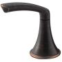 Symmons SLC-5512-SBZ-1.0 Elm 4 in. Centerset 2-Handle Bathroom Faucet with Drain Assembly in Seasoned Bronze (1.0 GPM)