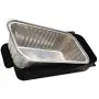 BBQ Future 20-Pack Aluminum Foil BBQ Grease Grill Drip Pans Replacement for Char-Broil 9328812P06, 7'' L x3.5 W x1.5 D