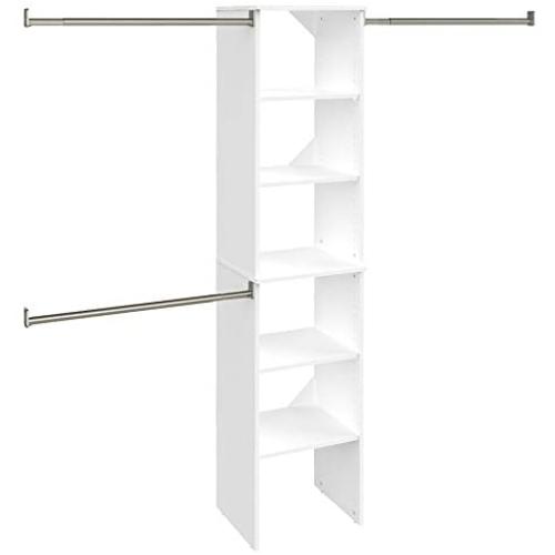 ClosetMaid SuiteSymphony Starter Tower Kit, 16'', Pure White