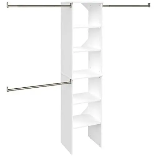 ClosetMaid SuiteSymphony Starter Tower Kit, 16'', Pure White ClosetMaid SuiteSymphony Starter Tower Kit, 16'', Pure White