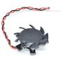 BAY Direct Heatsink Cooling fan for DaHua DVR/HDCVI Camera Fan DVR Motherboard Fan 5V DAHUA Fan with 2 Wire 2 Pin (fan)