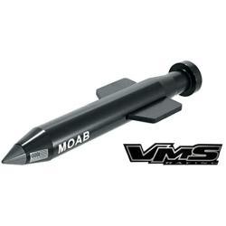 VMS RACING GUNMETAL MOAB ANTENNA in Heavy Gauge CNC Machined Billet Aluminum Short Compatible with CHEVY SILVERADO 1500 2500 3500