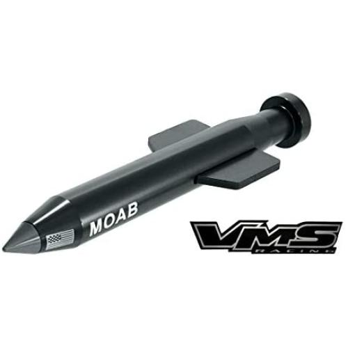 VMS RACING GUNMETAL MOAB ANTENNA in Heavy Gauge CNC Machined Billet Aluminum Short Compatible with Jeep Wrangler JK JKU JL Sahara Sport Rubicon Unlimited 07-20 2007-2020