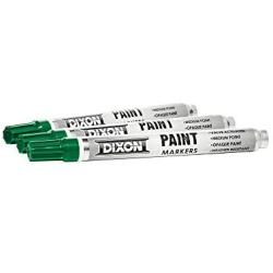 Dixon Paint Markers, Medium Tip, Box of 12 Markers, Green (80224)