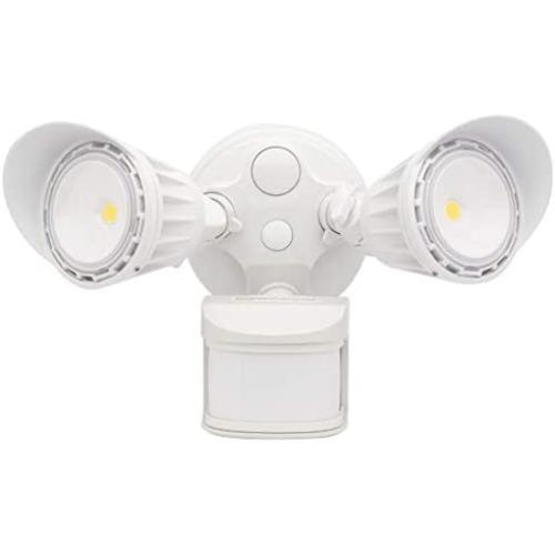 SAATLY 20W LED Security Lights Motion Sensor Light Outdoor 2100LM 5000K 270°Motion Angle DIM Mode Available IP65 Waterproof with Photocell Full Metal ETL Certified Motion Detected Flood Light