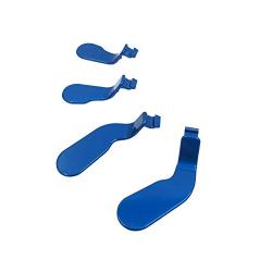 Hisonders Metal Replacement 4 Paddles kit (2 Shorts & 2 Longs) for Xbox One Elite Controller (Blue)