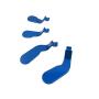 Hisonders Metal Replacement 4 Paddles kit (2 Shorts & 2 Longs) for Xbox One Elite Controller (Blue)