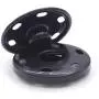 55 Sets Sew-on Snap Buttons Metal Snap Fastener Durable Press Studs Buttons for Sewing Clothing, 4 Sizes (Black) 55 Sets Sew-on Snap Buttons Metal Snap Fastener Durable Press Studs Buttons for Sewing Clothing, 4 Sizes (Black)