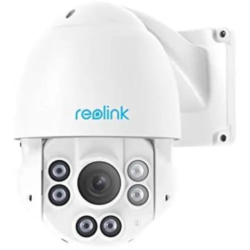 Reolink PTZ Camera Outdoor 5MP Super HD Work with Google Assistant, PoE IP Security Monitor IR Night Vision Pan Tilt 4X Optical Zoom Motion Detection Video Surveillance Dome RLC-423 Reolink PTZ Camera Outdoor 5MP Super HD Work with Google Assistant, PoE IP Security Monitor IR Night Vision Pan Tilt 4X Optical Zoom Motion Detection Video Surveillance Dome RLC-423