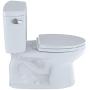 TOTO CST744SL#01 Drake 2-Piece Ada Toilet with Elongated Bowl, Cotton White