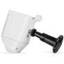 Wasserstein Metal Mount Compatible with Ring Spotlight Cam Battery - Adjustable Indoor/Outdoor Security Mount (1 Pack, Black)