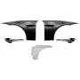 Side Fenders Compatible With 2006-2011 BMW 3 Series, 4Dr M3 Style Metal Fenders Side Vent LED Signal Lamp by IKON MOTORSPORTS, 2007 2008 2009 2010 Side Fenders Compatible With 2006-2011 BMW 3 Series, 4Dr M3 Style Metal Fenders Side Vent LED Signal Lamp by IKON MOTORSPORTS, 2007 2008 2009 2010
