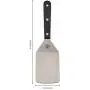 Sabatier Triple Rivet Stainless Steel Wide Turner, 9.65-Inch, Black Sabatier Triple Rivet Stainless Steel Wide Turner, 9.65-Inch, Black