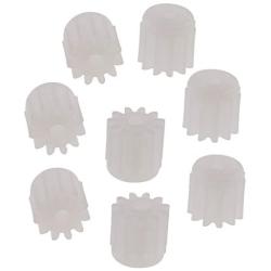 E-outstanding 11-Tooth Motor Gear 8PCS Motor Wheel Gear Parts 11Teeths Spare Parts for H12C F181 U818A H502E H502S RC Quadcopter Drone