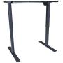 Titan Single Motor Electric Adjustable Base Height Sit-Stand Standing Desk Frame 46'' H 63'' W Programmable Buttons