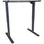 Titan Single Motor Electric Adjustable Base Height Sit-Stand Standing Desk Frame 46'' H 63'' W Programmable Buttons